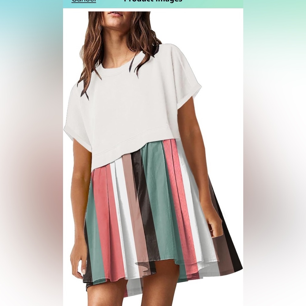 Brand new crop top dress